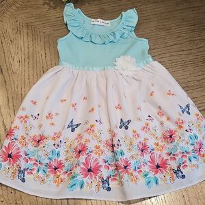 Floral spring dress 4T